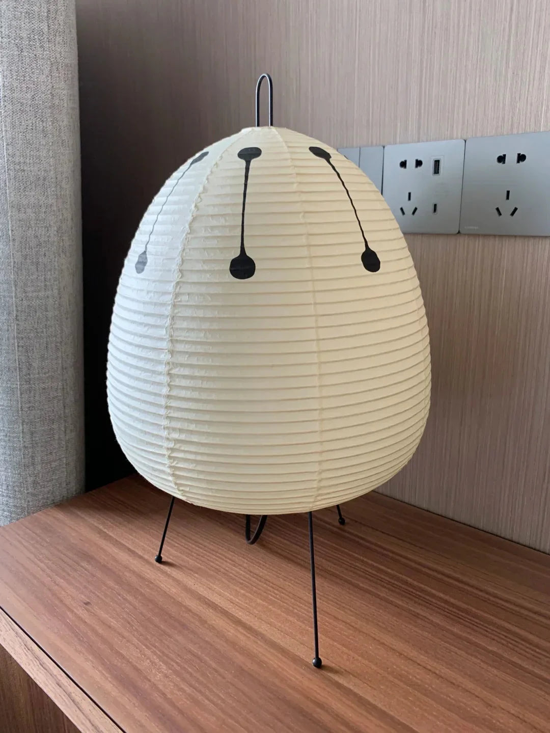 Washi Paper Table Lamp — Soft Ambient Light