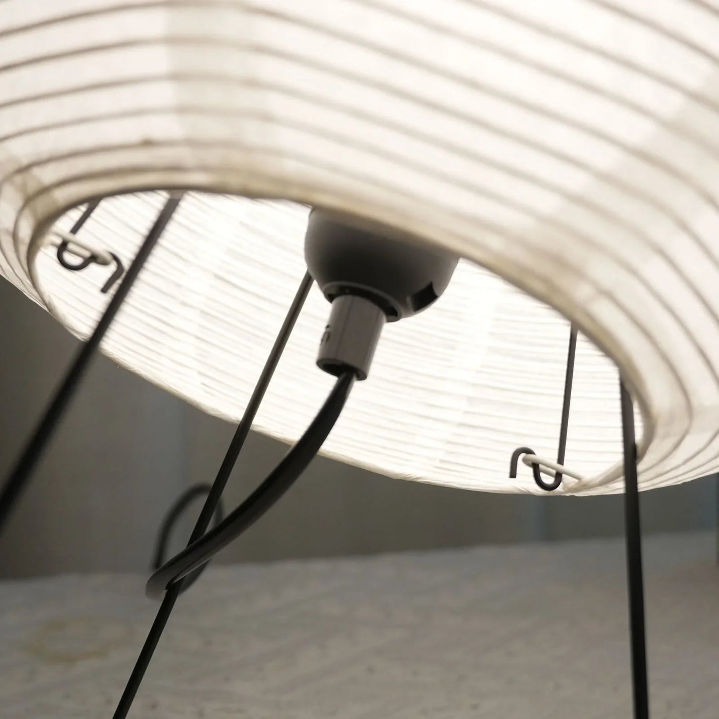 Washi Paper Table Lamp — Soft Ambient Light