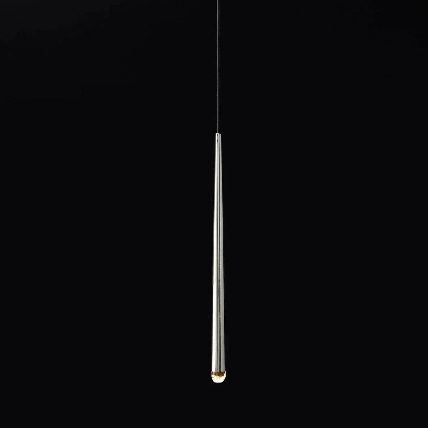 Brass Pendant Light — Modern Linear Glow - LumoTrot