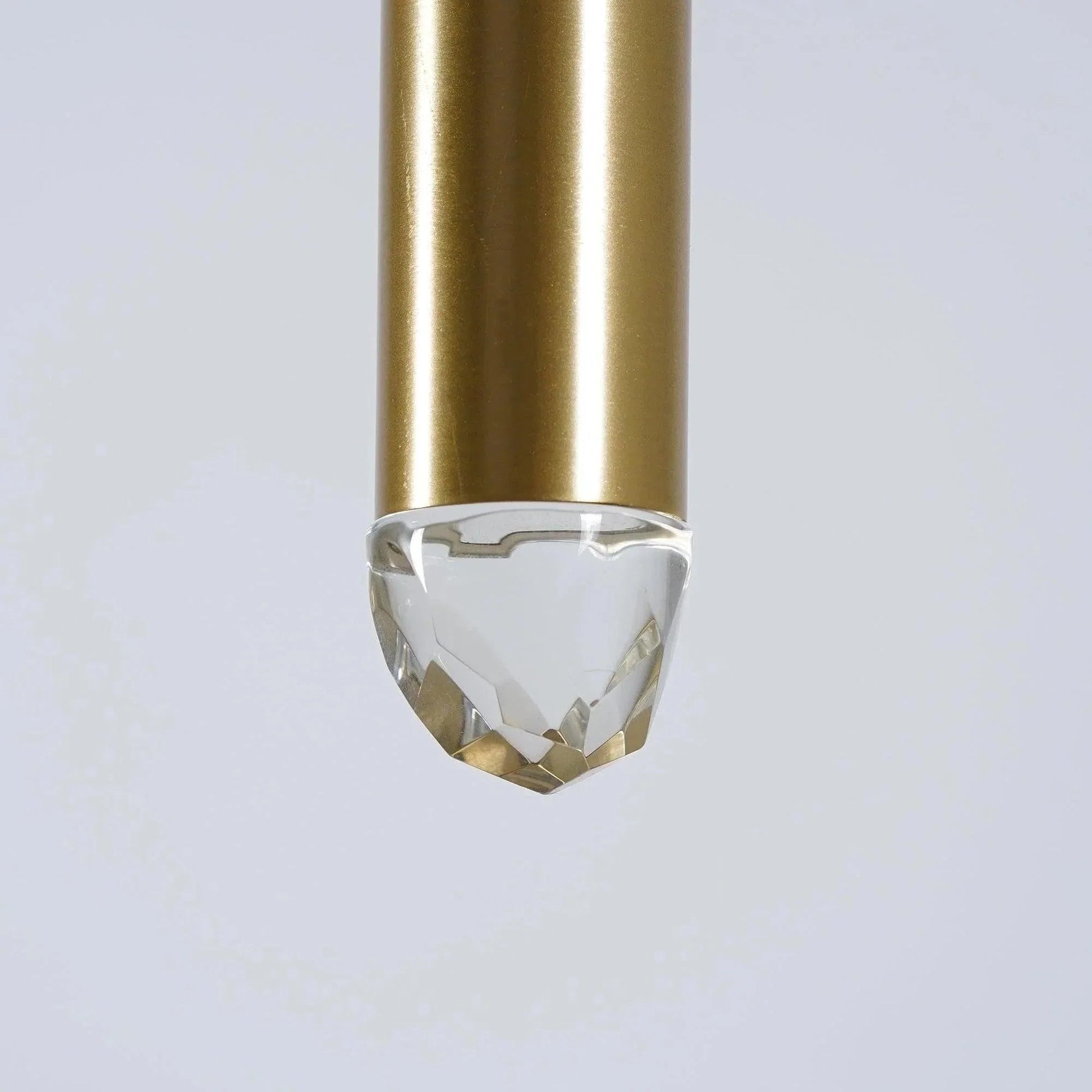 Brass Pendant Light — Modern Linear Glow - LumoTrot
