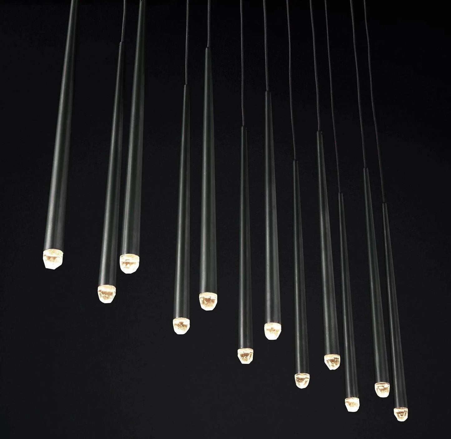 Brass Pendant Light — Modern Linear Glow - LumoTrot