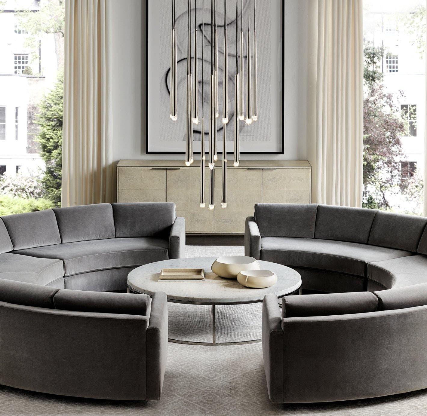 Brass Pendant Light — Modern Linear Glow - LumoTrot