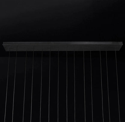 Brass Pendant Light — Modern Linear Glow - LumoTrot