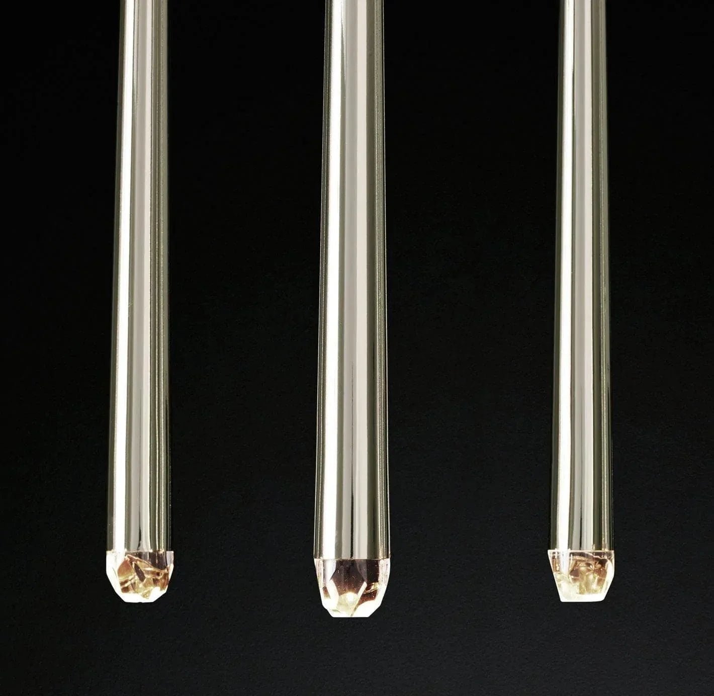 Brass Pendant Light — Modern Linear Glow