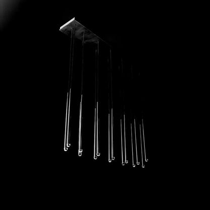 Brass Pendant Light — Modern Linear Glow
