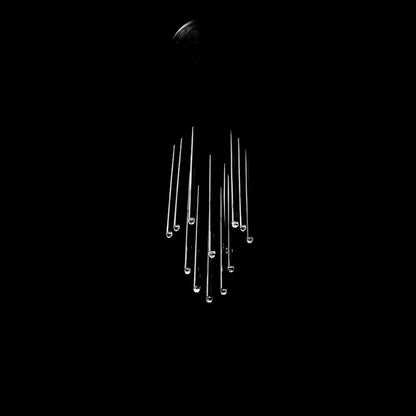 Brass Tube Chandelier — Modern Statement Piece