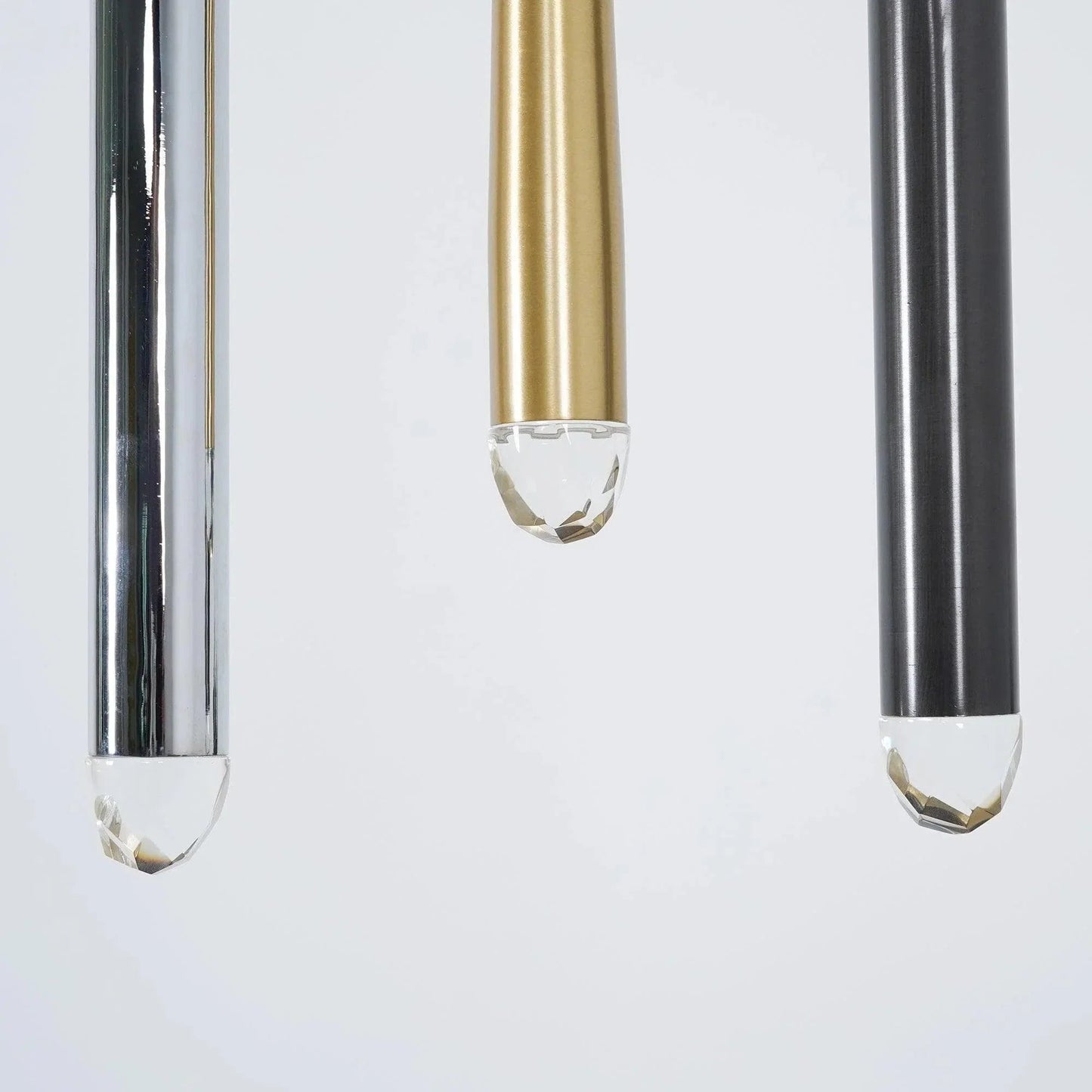 Brass Tube Chandelier — Modern Statement Piece - LumoTrot