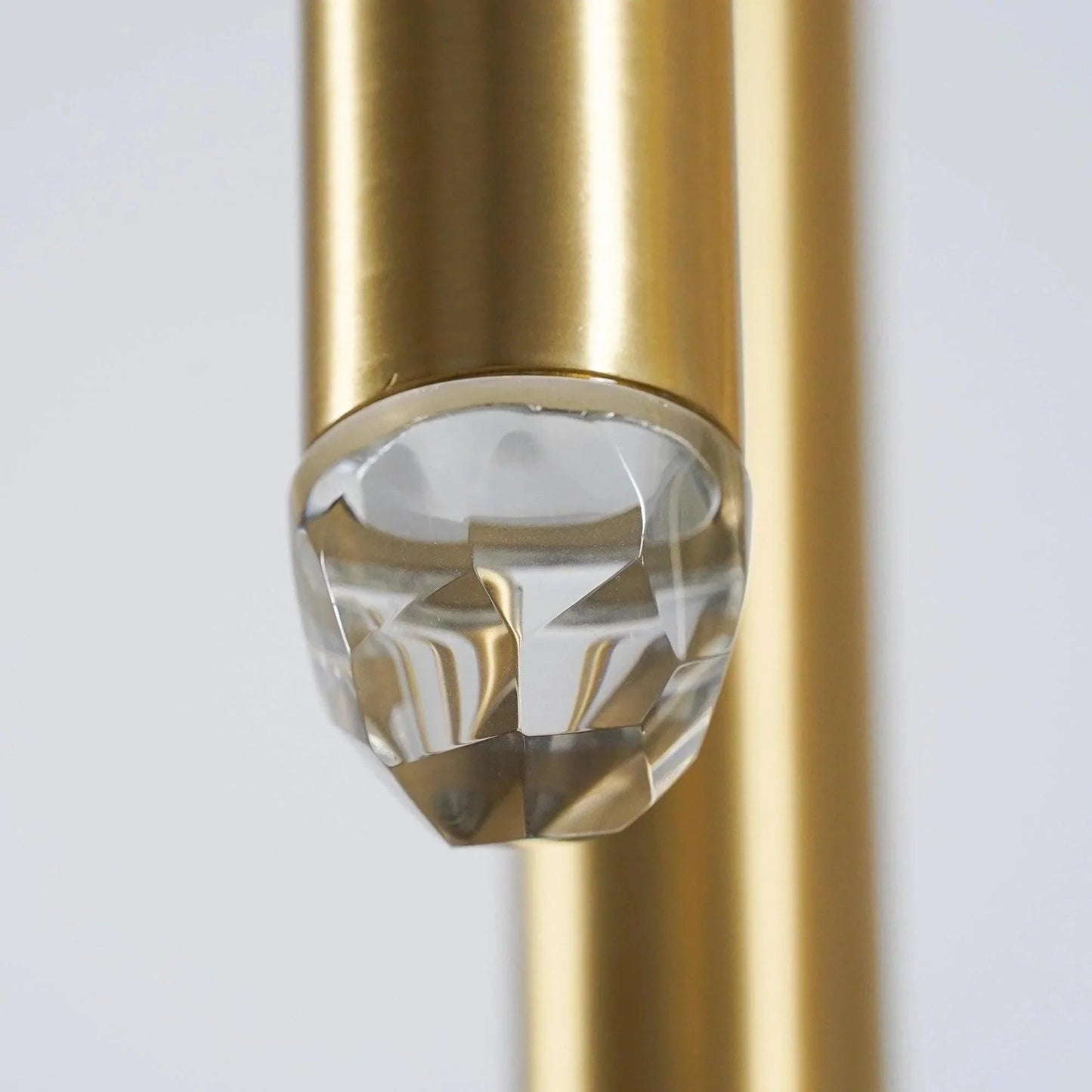 Brass Tube Chandelier — Modern Statement Piece - LumoTrot