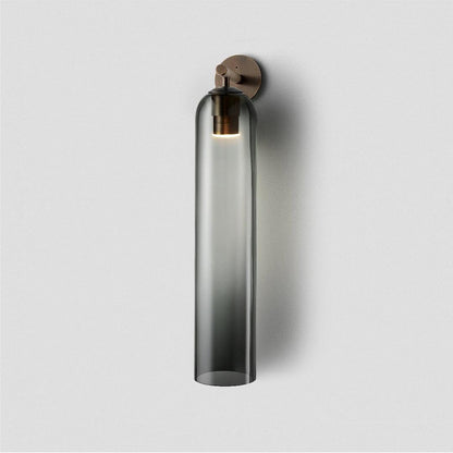 Brass Blown Glass Sconce — Modern Minimalist Accent