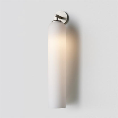 Brass Blown Glass Sconce — Modern Minimalist Accent
