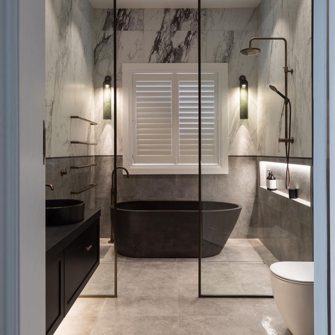Brass Blown Glass Sconce — Modern Minimalist Accent