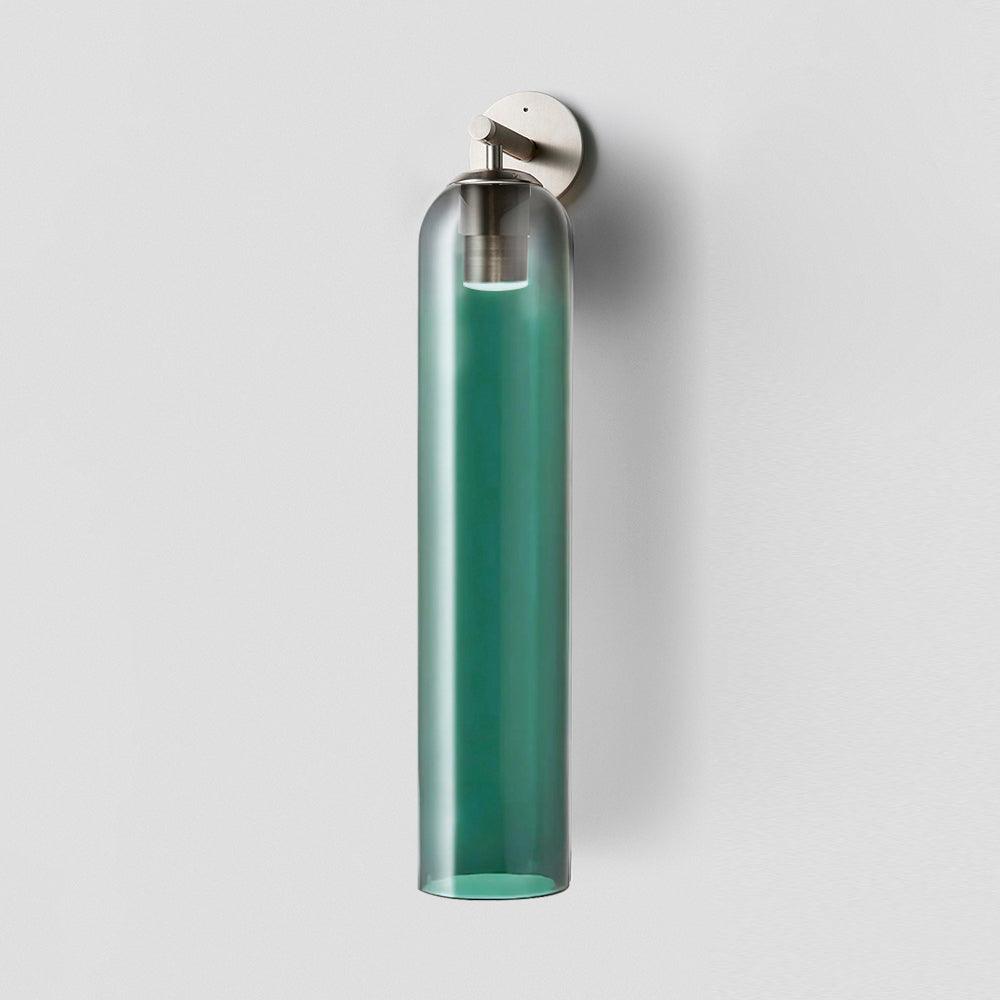 Brass Blown Glass Sconce — Modern Minimalist Accent