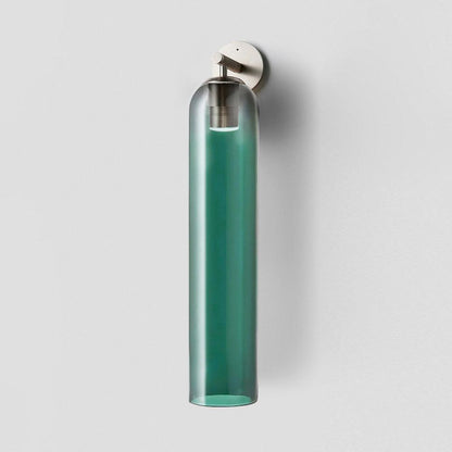Brass Blown Glass Sconce — Modern Minimalist Accent