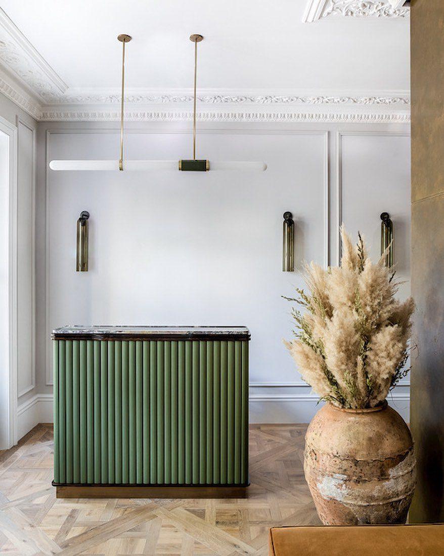 Brass Blown Glass Sconce — Modern Minimalist Accent