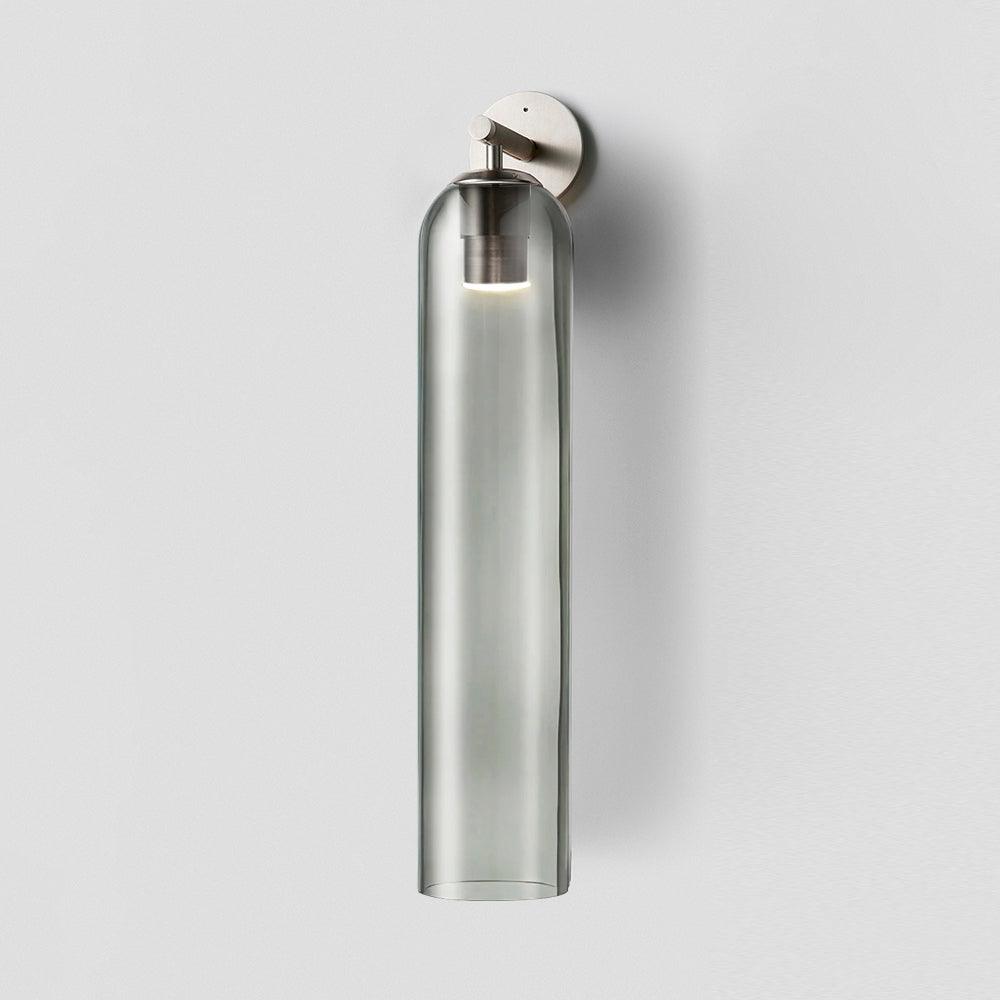 Brass Blown Glass Sconce — Modern Minimalist Accent