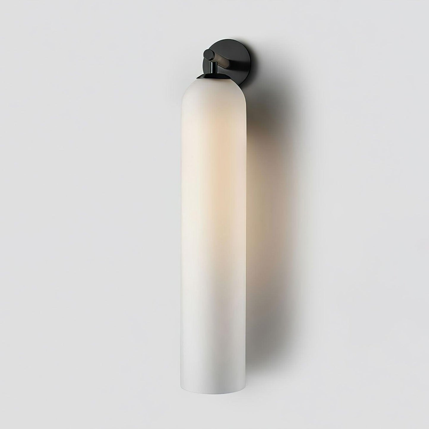 Brass Blown Glass Sconce — Modern Minimalist Accent
