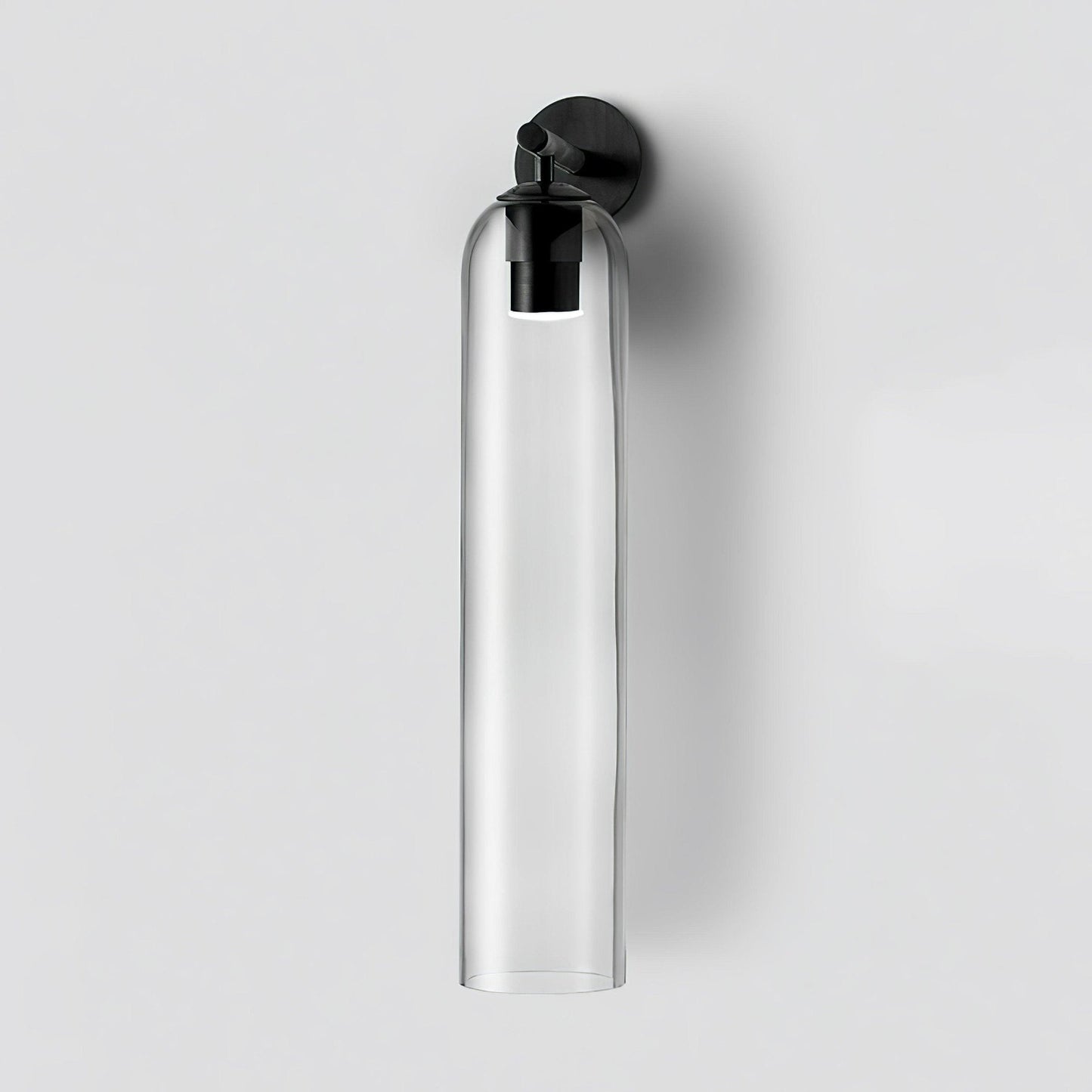 Brass Blown Glass Sconce — Modern Minimalist Accent