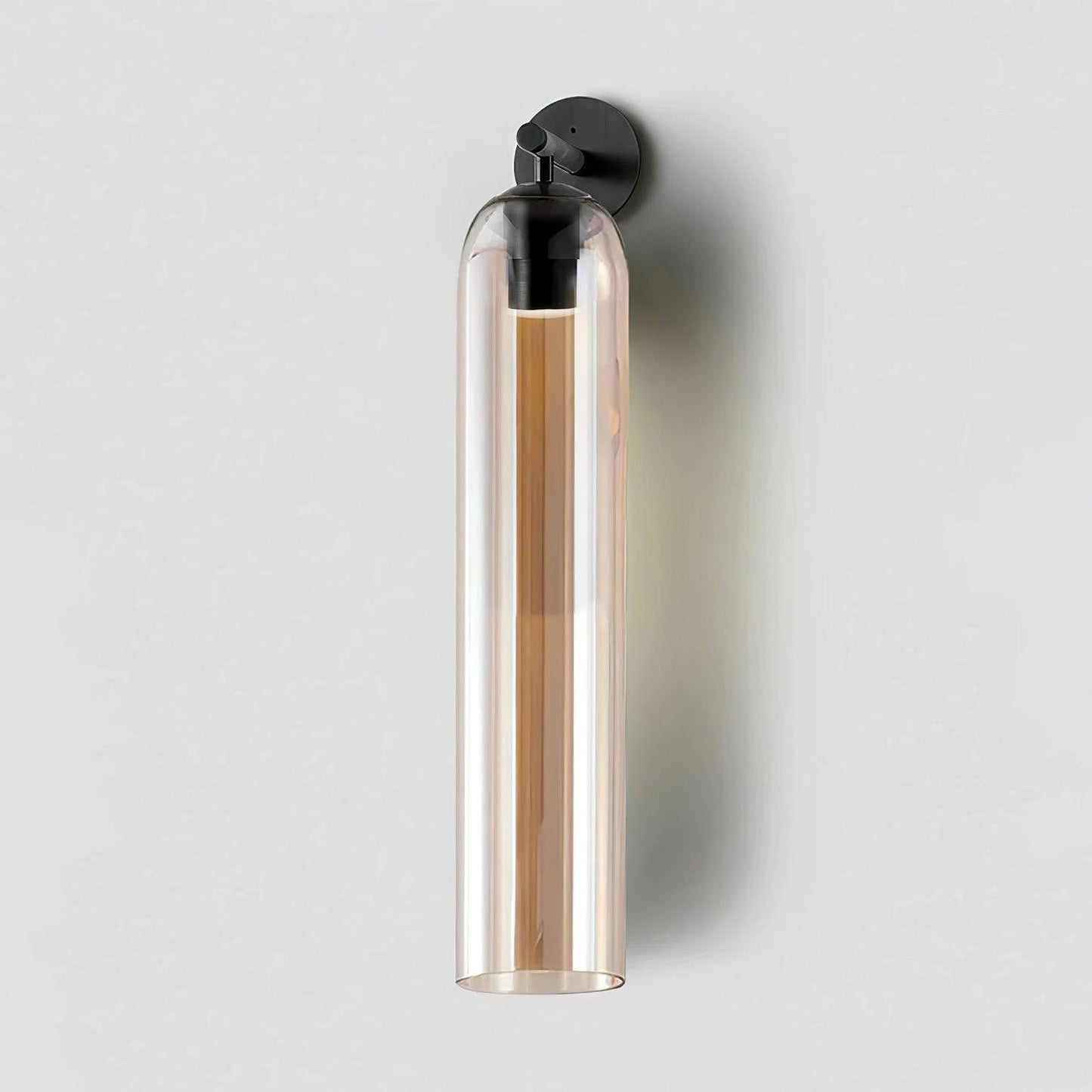 Brass Blown Glass Sconce — Modern Minimalist Accent