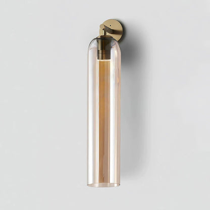 Brass Blown Glass Sconce — Modern Minimalist Accent