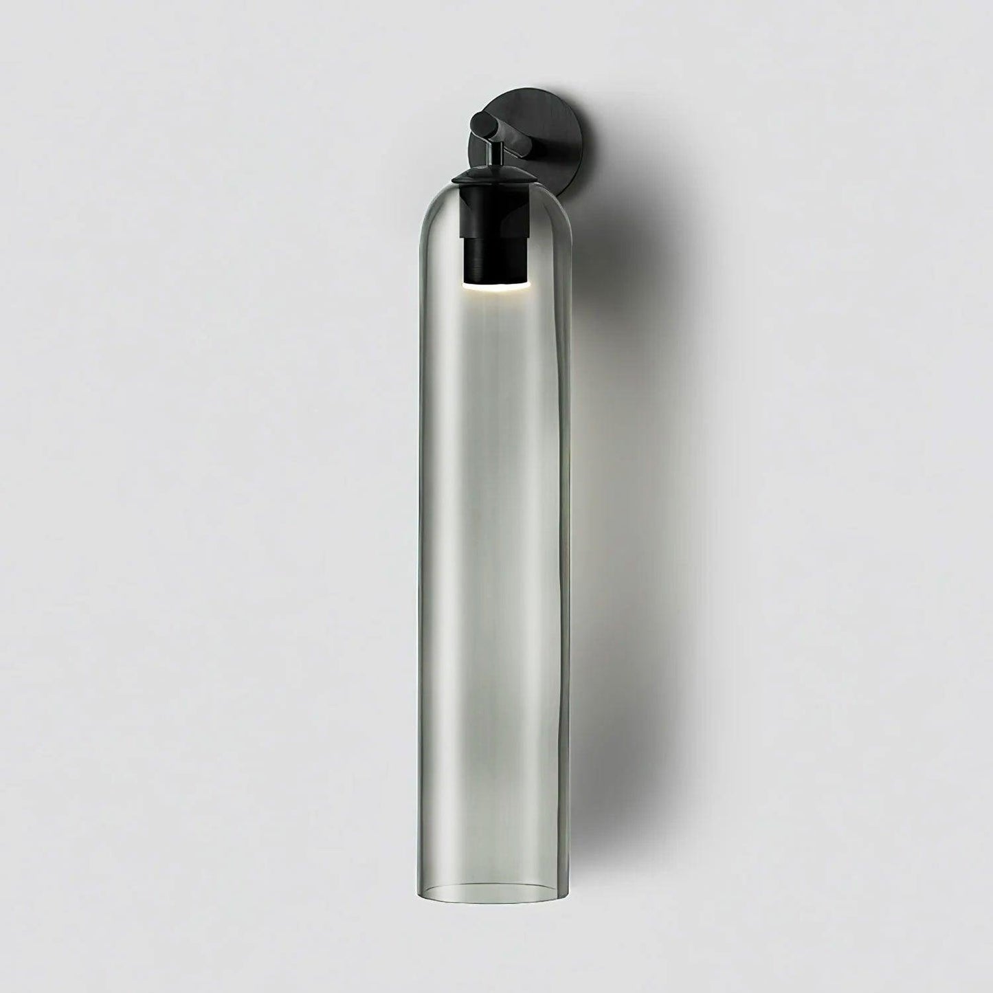 Brass Blown Glass Sconce — Modern Minimalist Accent