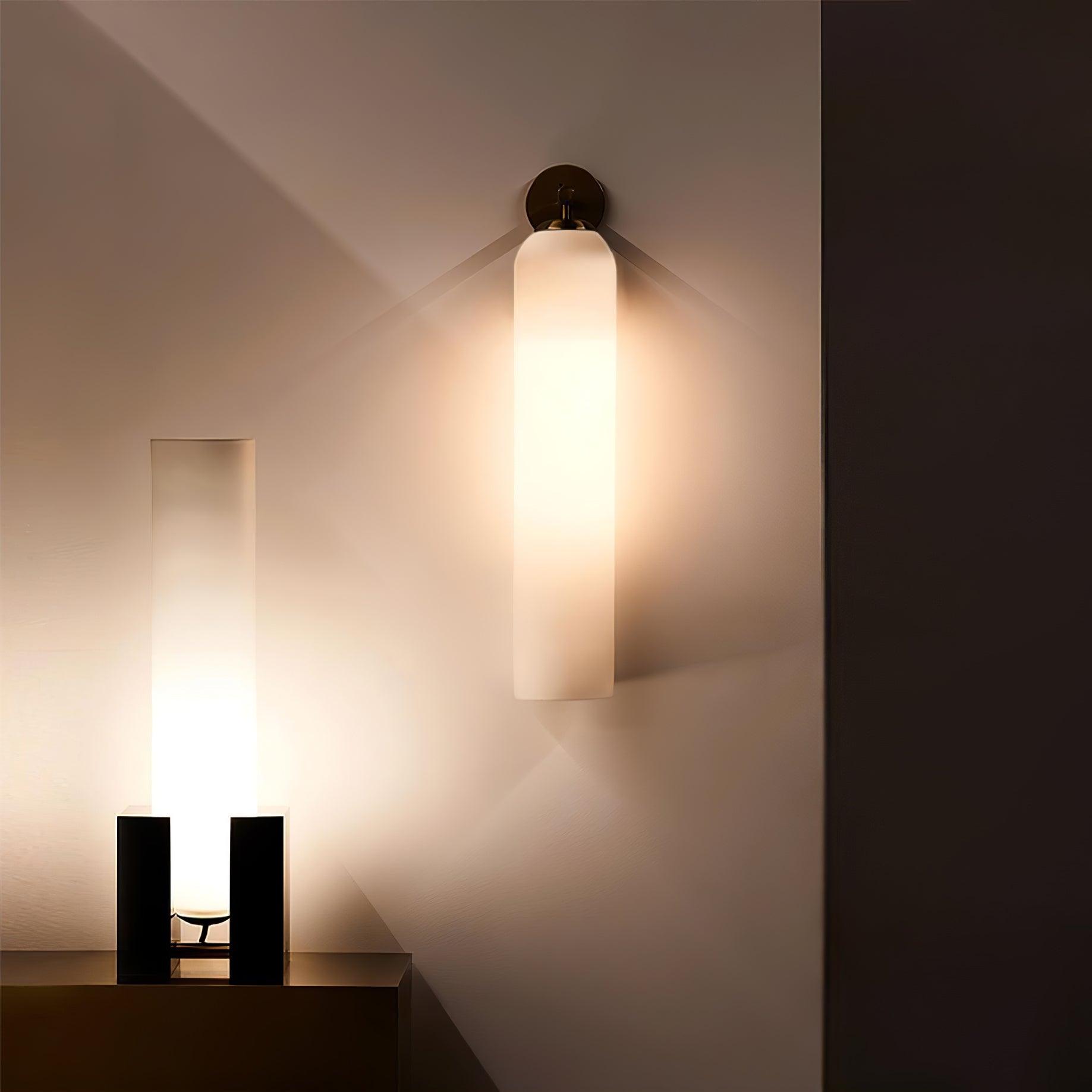 Brass Blown Glass Sconce — Modern Minimalist Accent - LumoTrot