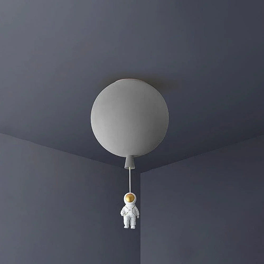 Polyester Astronaut Pendant Light — Whimsical Nursery Glow