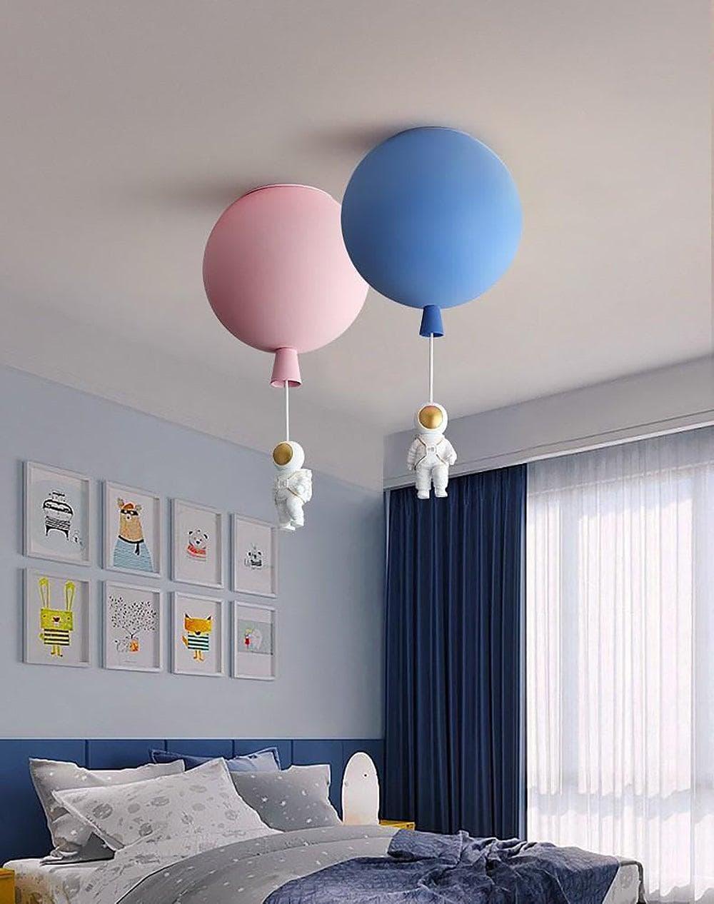 Astronaut Pendant Ceiling Light — Whimsical Nursery Glow - LumoTrot