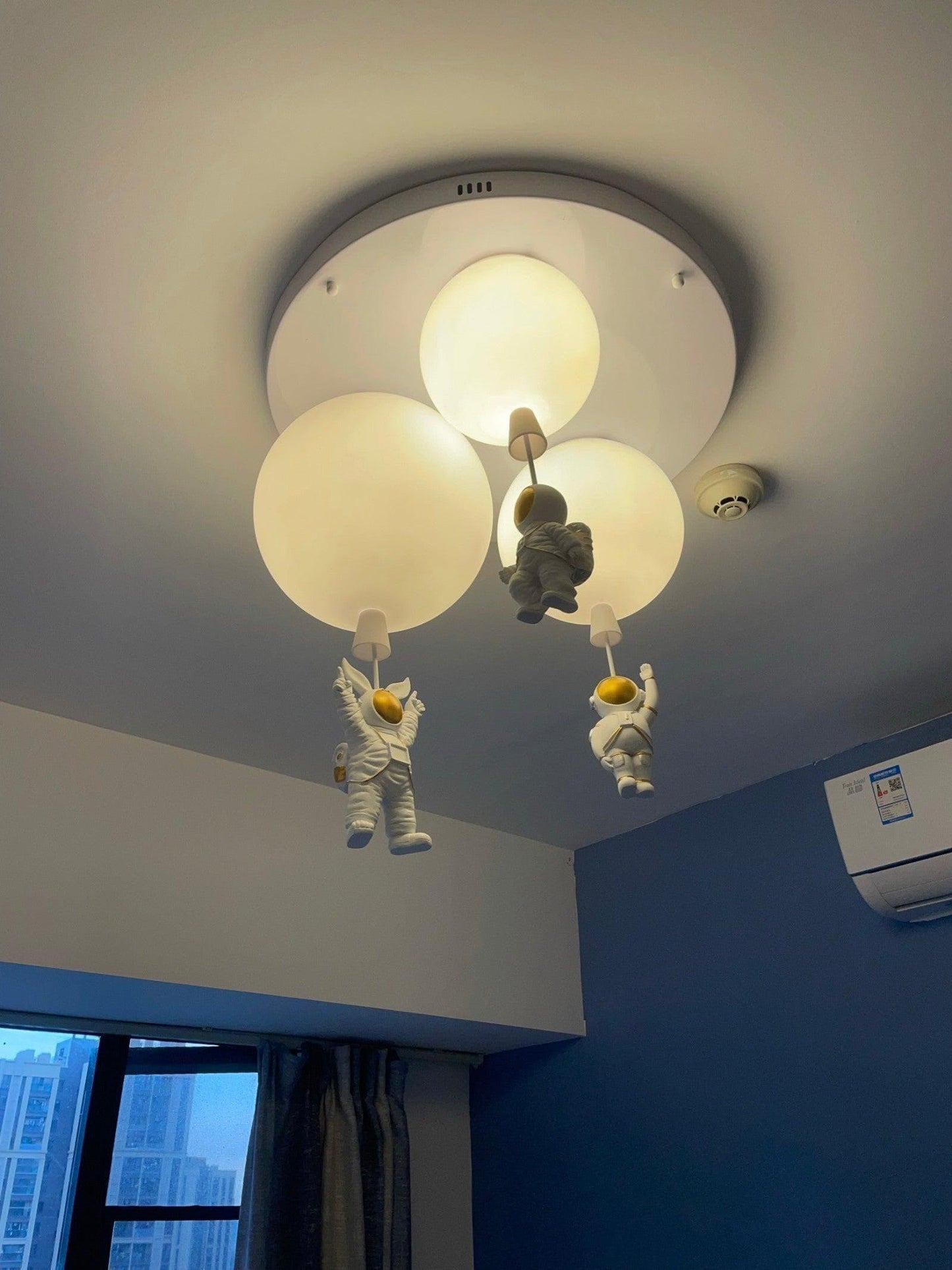 Astronaut Pendant Ceiling Light — Whimsical Nursery Glow - LumoTrot