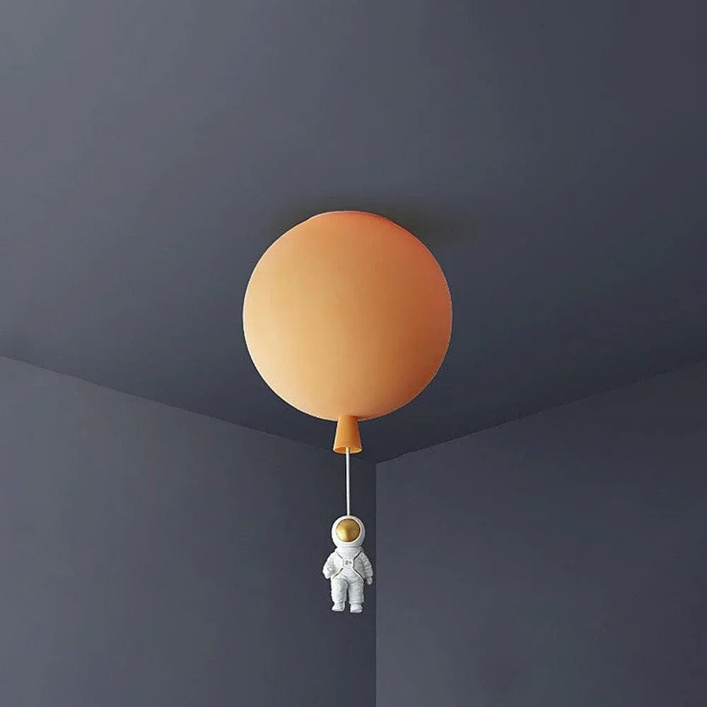 Polyester Astronaut Pendant Light — Whimsical Nursery Glow