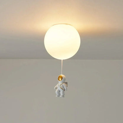 Astronaut Pendant Ceiling Light — Whimsical Nursery Glow - LumoTrot