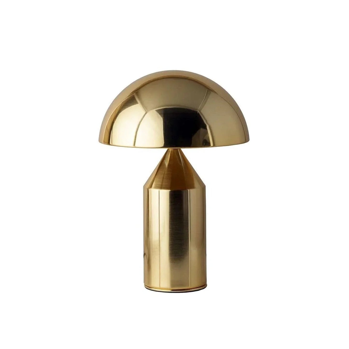 Brass Geometric Table Lamp — Modern Accent Glow - LumoTrot