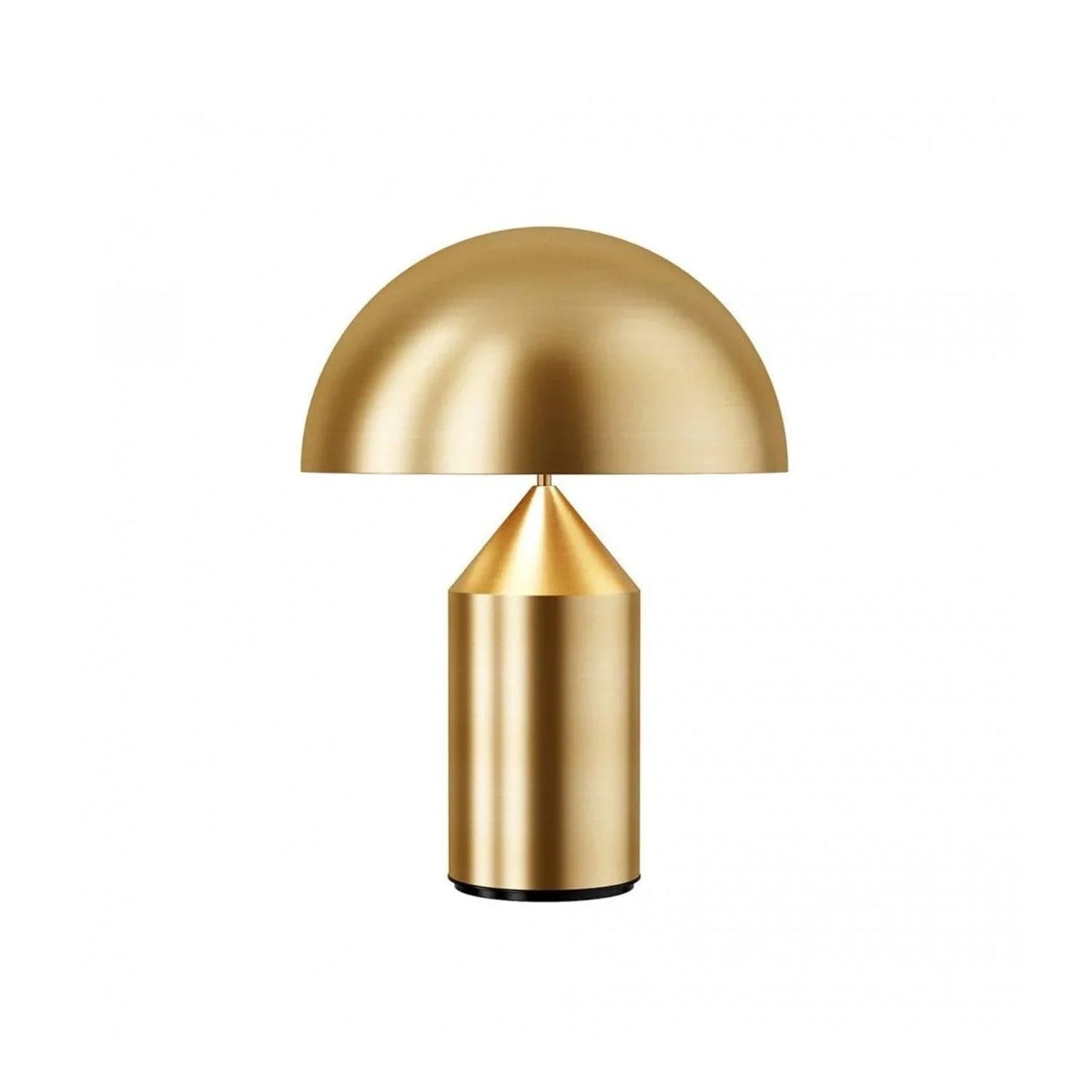 Brushed brass geometric table lamp by Lumotrot, modern accent lighting