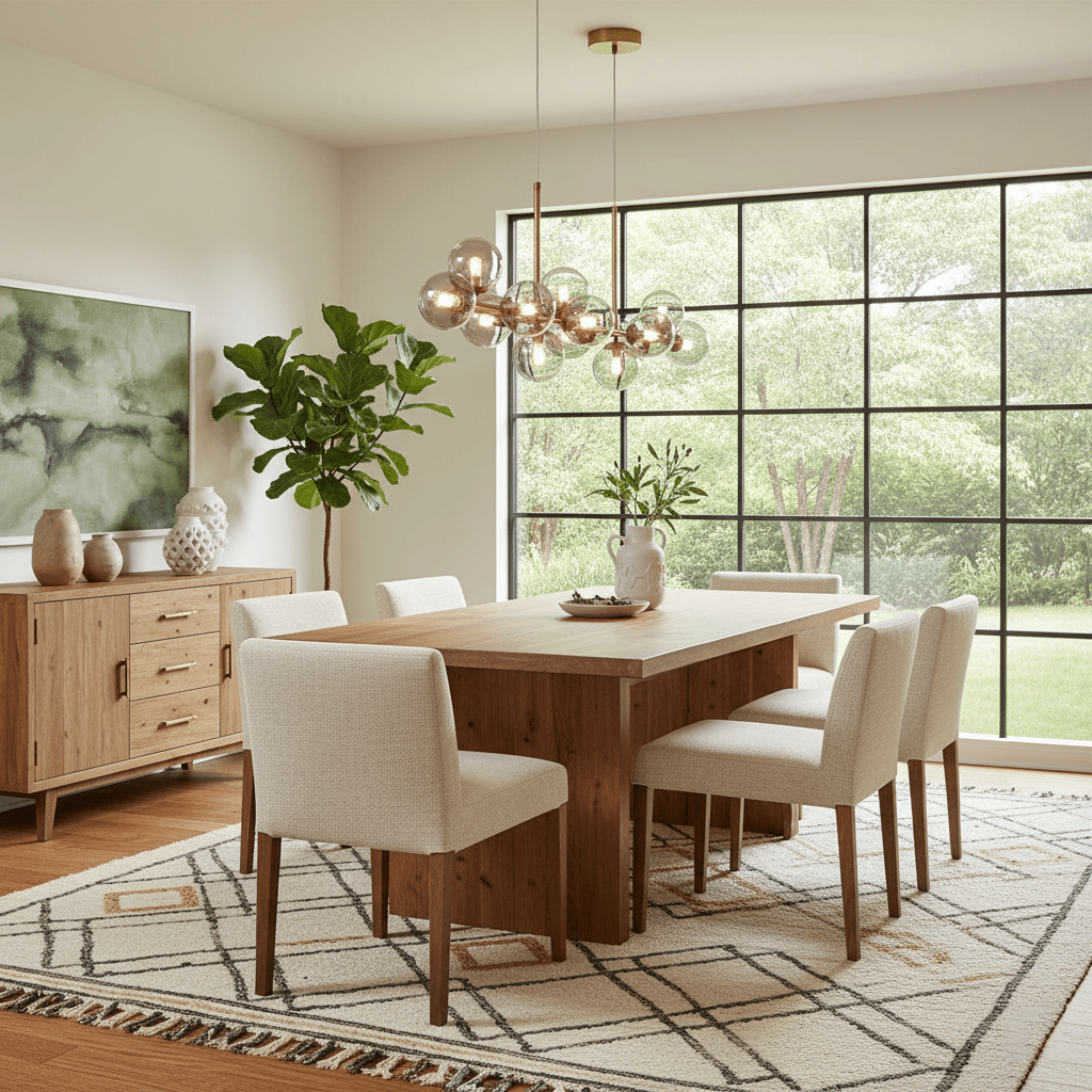 Smoked Glass Globe Chandelier — Mid-Century Modern Radiance - LumoTrot