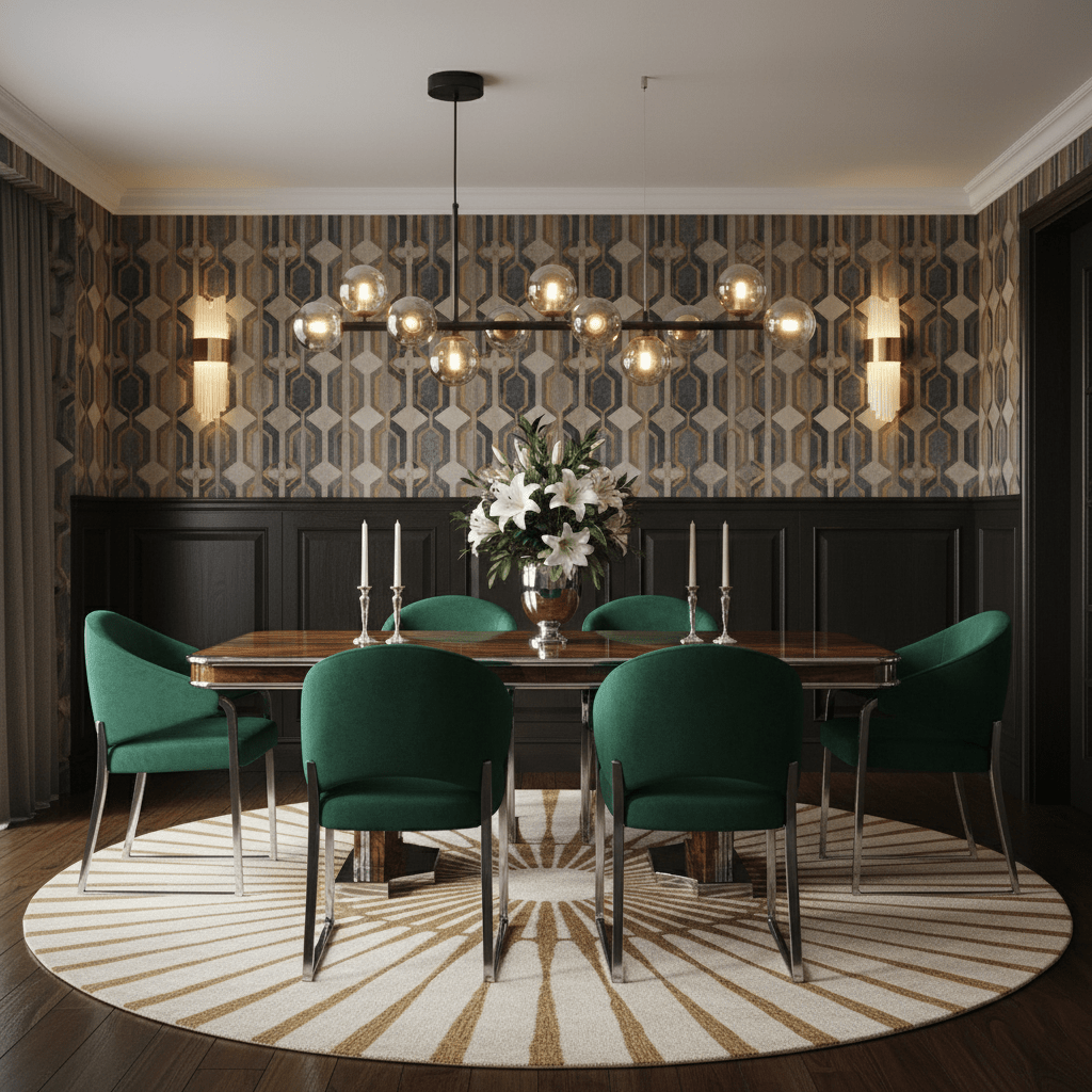 Smoked Glass Globe Chandelier — Mid-Century Modern Radiance - LumoTrot