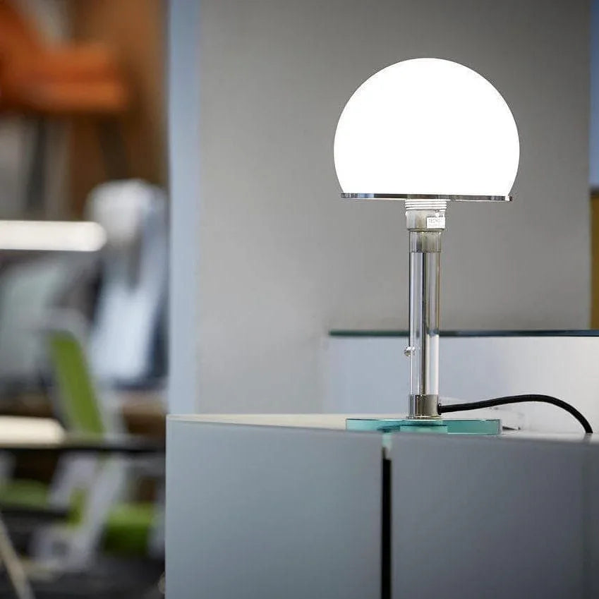 Glass Dome Table Lamp — Radiant Bedside Desk Light - LumoTrot