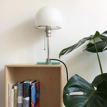 Glass Dome Table Lamp — Radiant Bedside Desk Light - LumoTrot