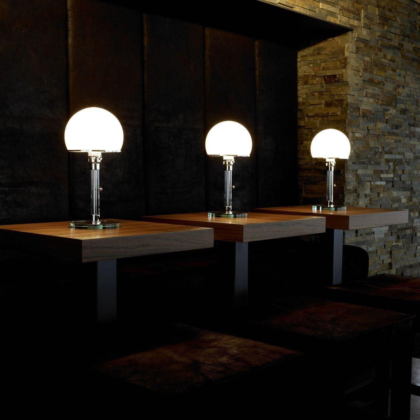 Glass Dome Table Lamp — Radiant Bedside Desk Light - LumoTrot