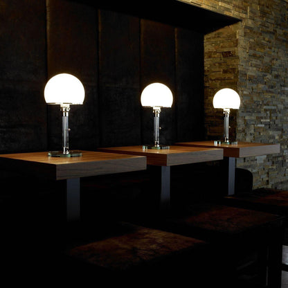 Glass Dome Table Lamp — Radiant Bedside Desk Light - LumoTrot