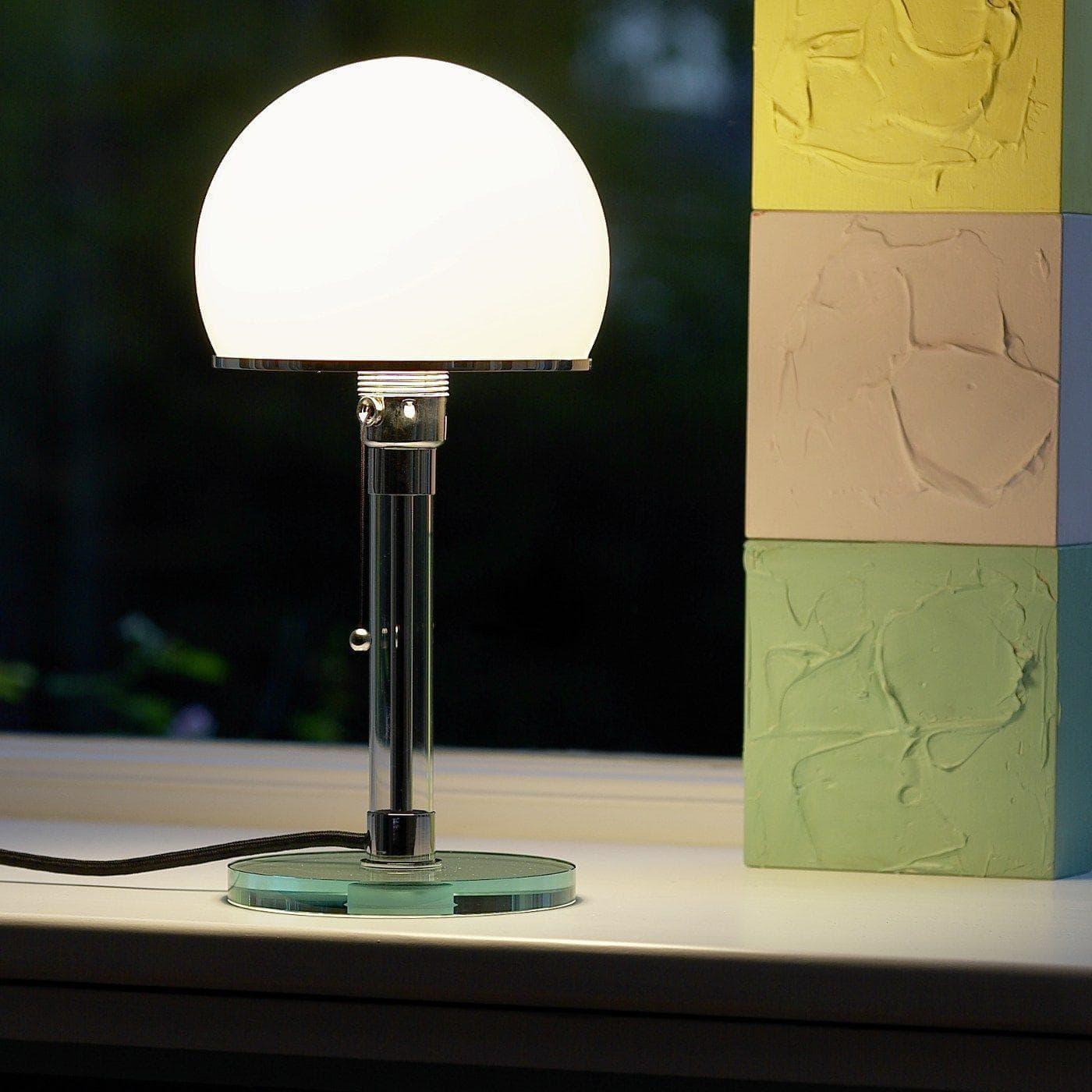 Glass Dome Table Lamp — Radiant Bedside Desk Light - LumoTrot