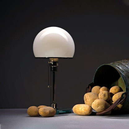 Glass Dome Table Lamp — Radiant Bedside Desk Light - LumoTrot