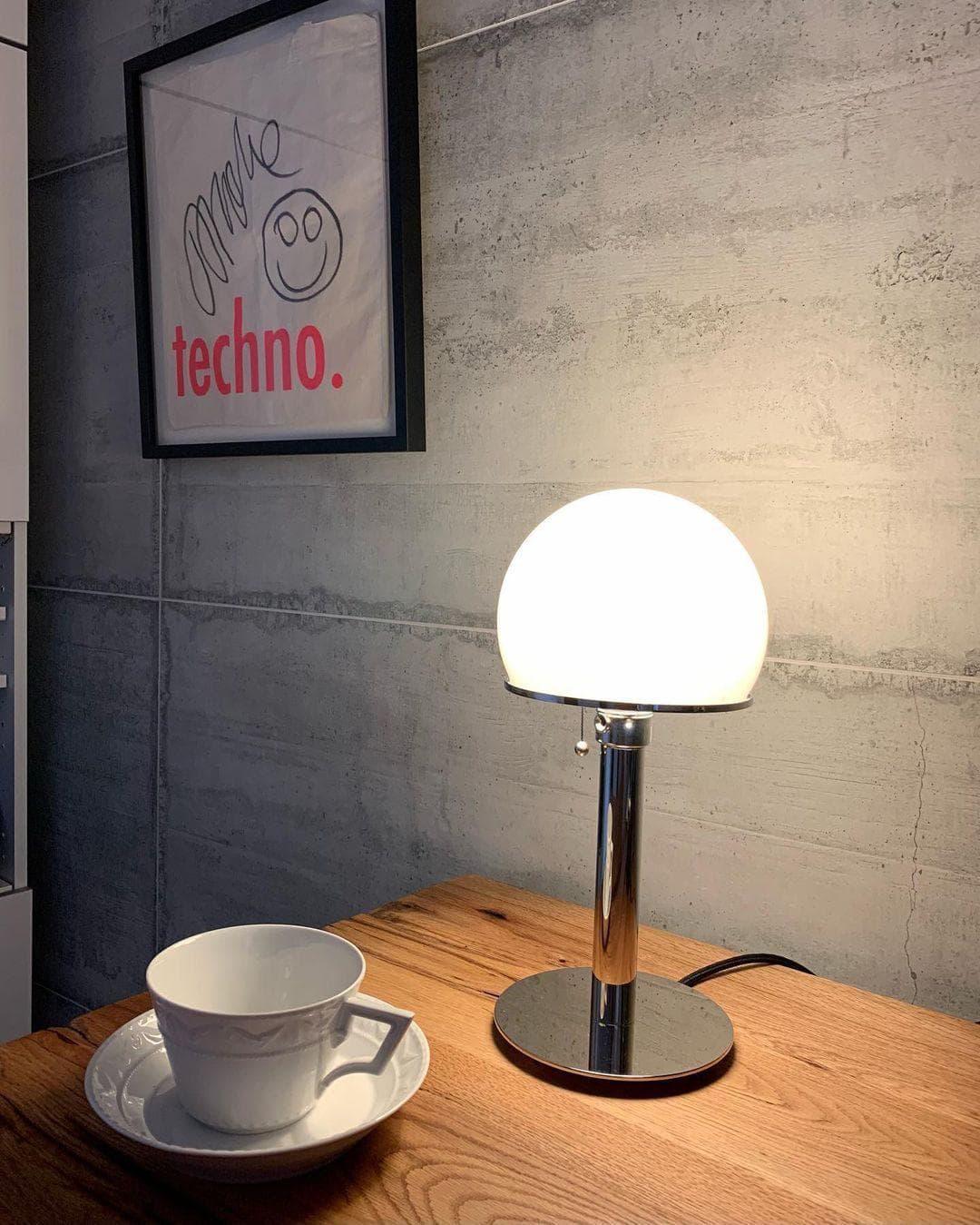 Glass Dome Table Lamp — Radiant Desk Light