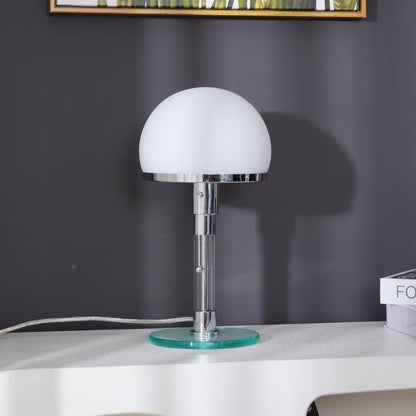 Glass Dome Table Lamp — Radiant Bedside Desk Light - LumoTrot