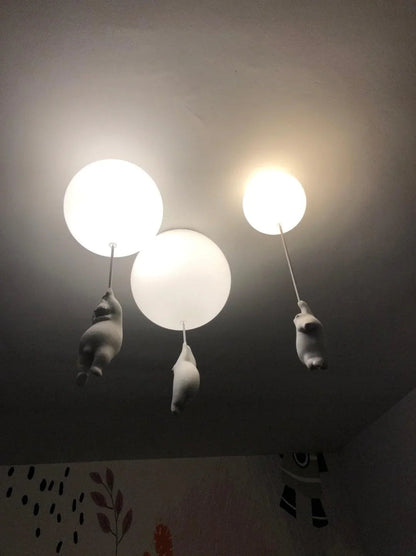 Acrylic Globe Ceiling Light — Whimsical Wonderland Glow