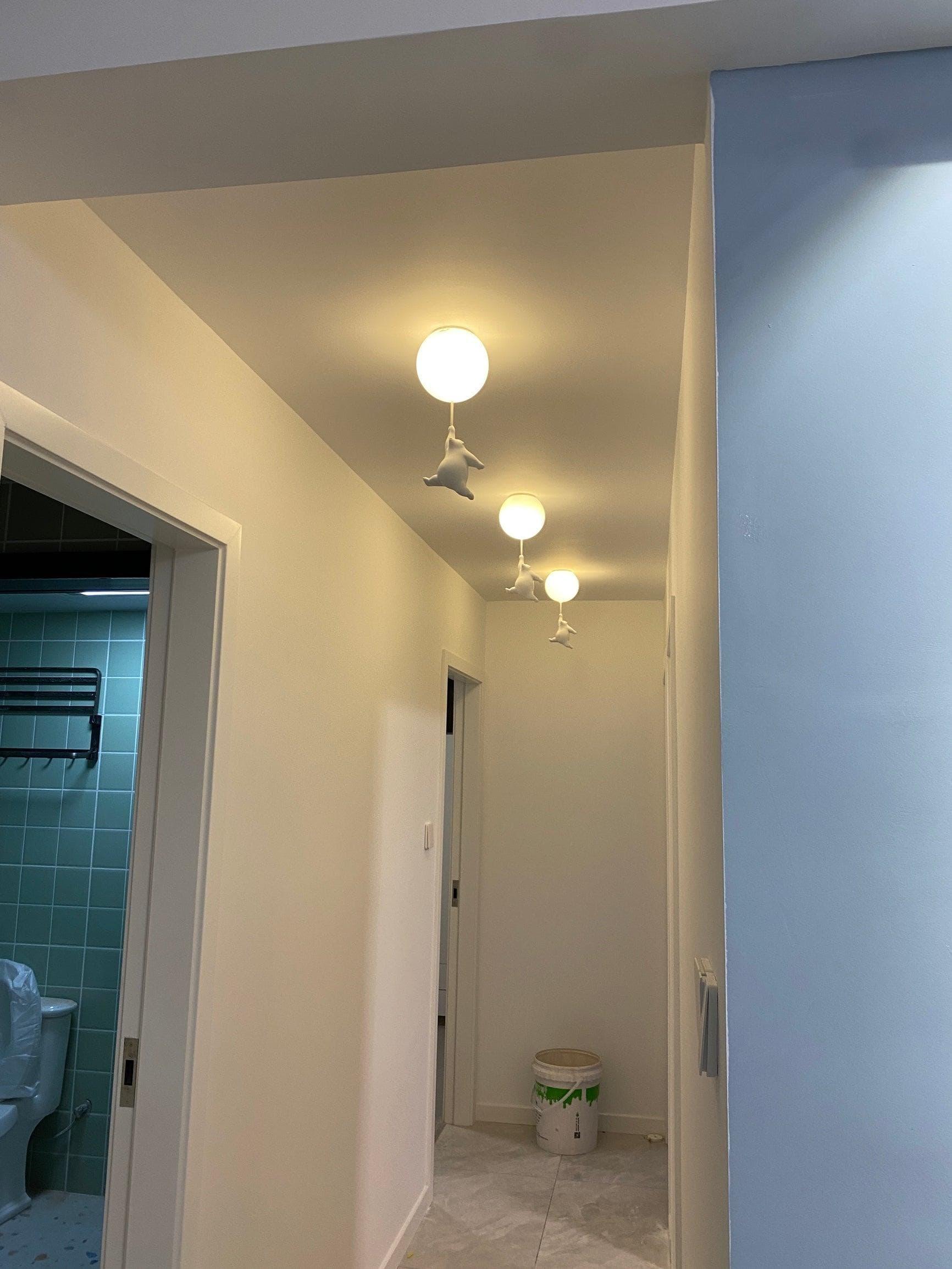 Acrylic Globe Ceiling Light — Whimsical Wonderland Glow