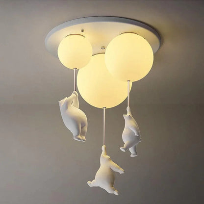 Acrylic Globe Ceiling Light — Whimsical Wonderland Glow