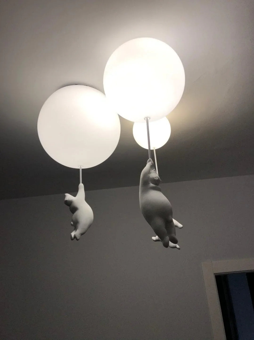 Acrylic Globe Ceiling Light — Whimsical Wonderland Glow
