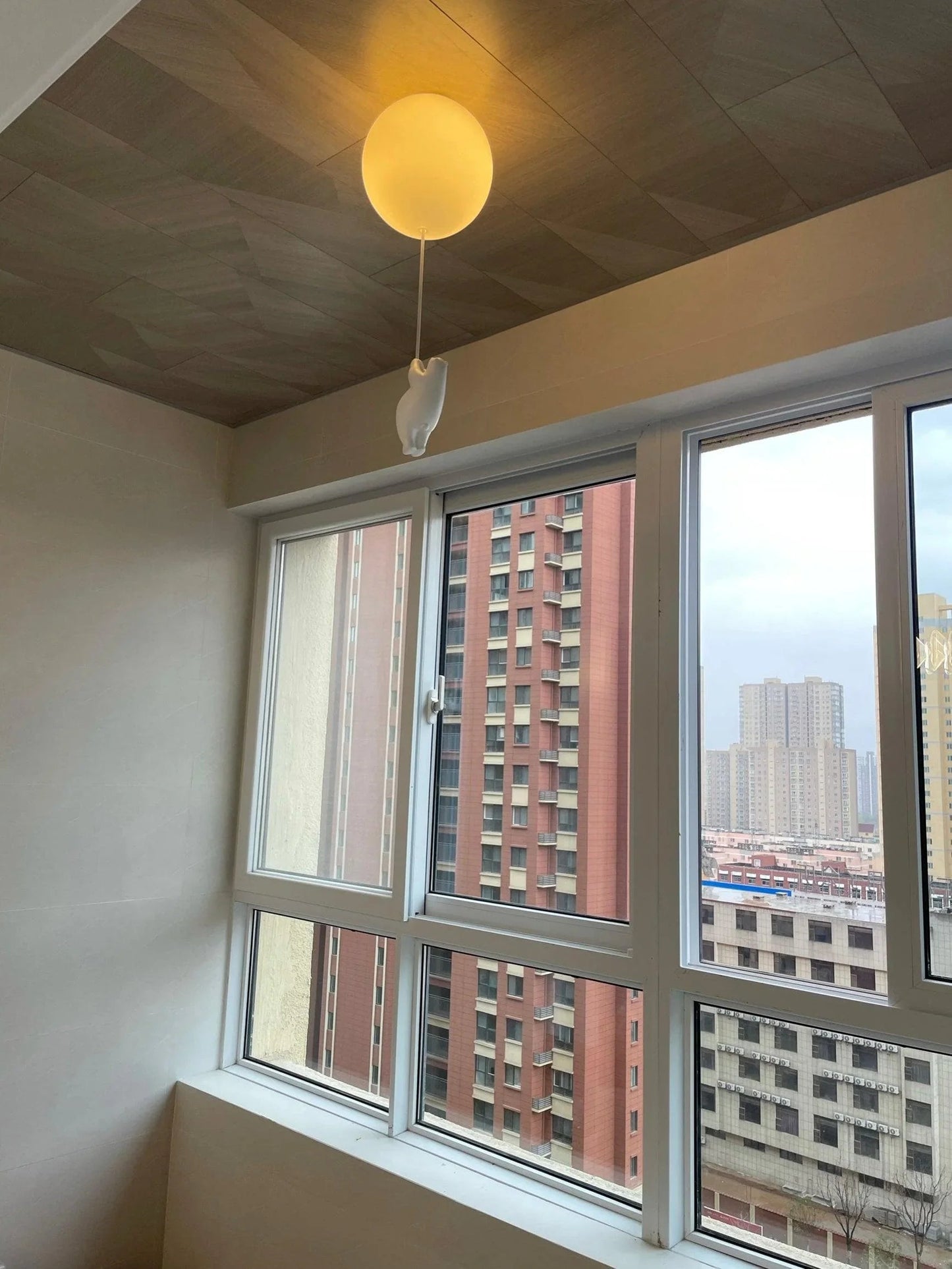 Acrylic Globe Ceiling Light — Whimsical Kids Glow - LumoTrot