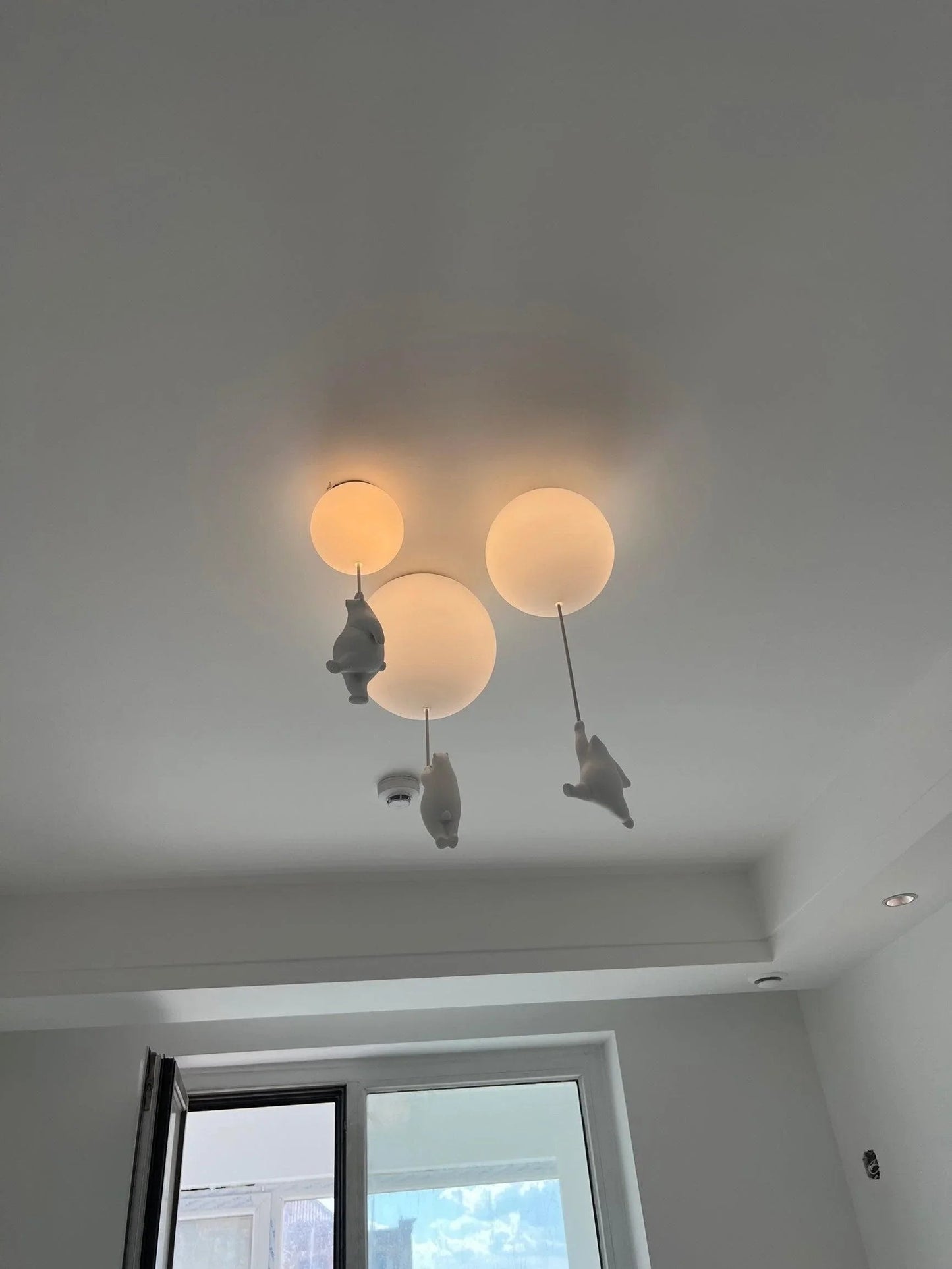 Acrylic Globe Ceiling Light — Whimsical Kids Glow - LumoTrot