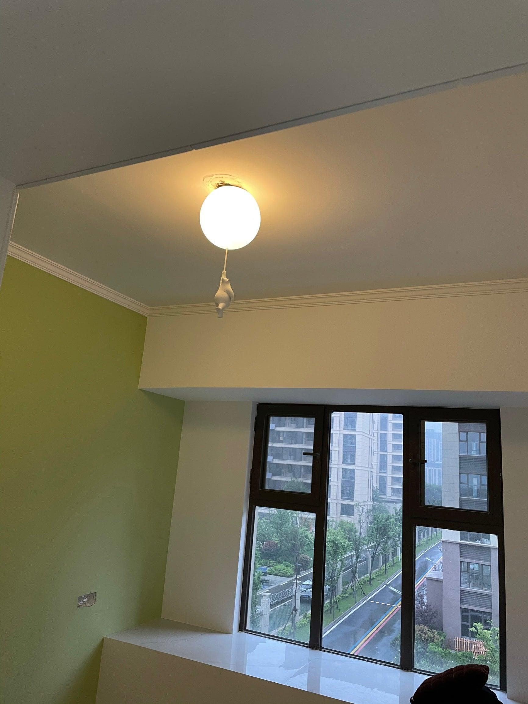 Acrylic Globe Ceiling Light — Whimsical Wonderland Glow