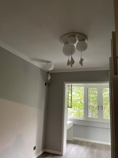 Acrylic Globe Ceiling Light — Whimsical Wonderland Glow
